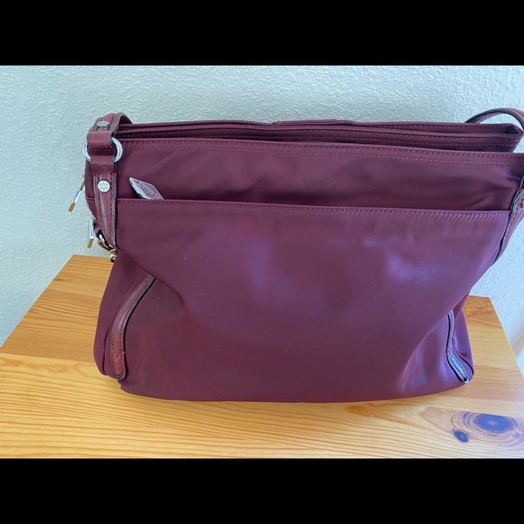 MZ Wallace Maroon Toni. Used. Silver. Loved - Picture 11 of 15